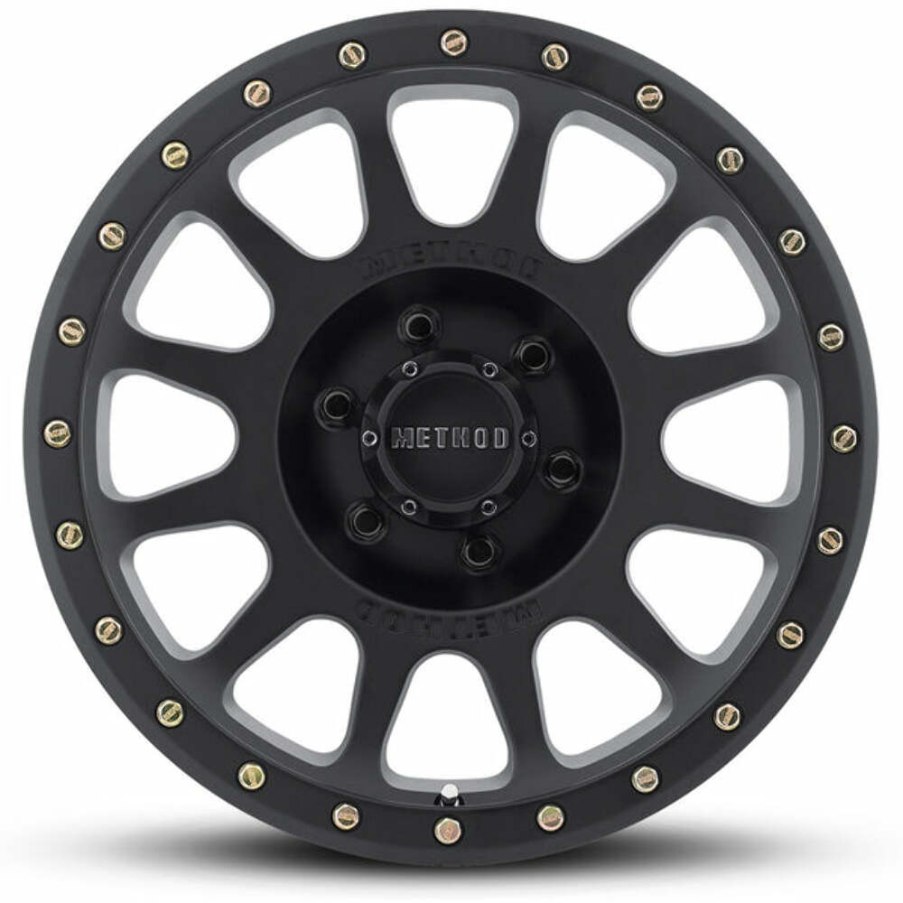 Method MR305 NV 17x8.5 0mm Offset 5x5 94mm CB Matte Black Wheel