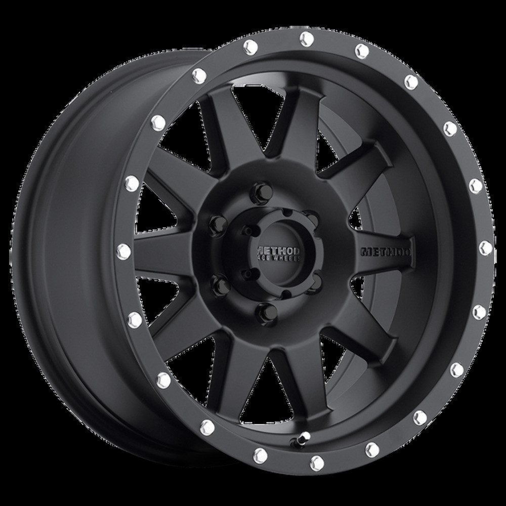 Method MR301 The Standard 17x7.5 +50mm Offset 6x130 84.1mm CB Matte Black Wheel