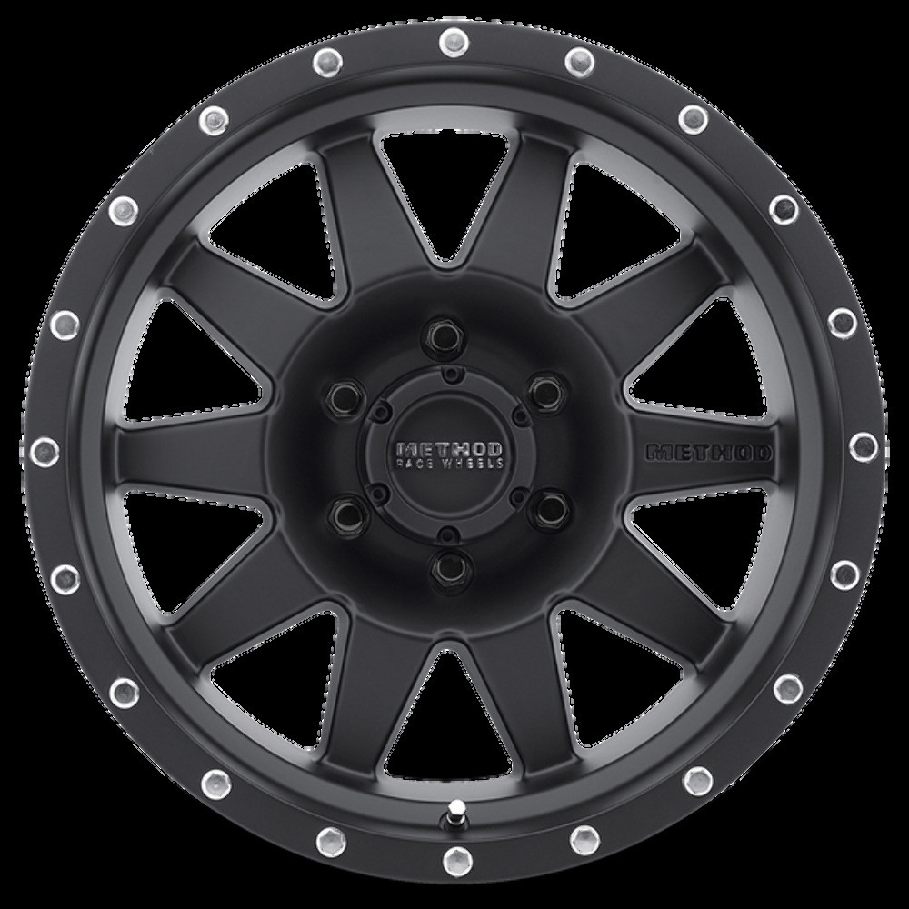 Method MR301 The Standard 17x7.5 +50mm Offset 6x130 84.1mm CB Matte Black Wheel