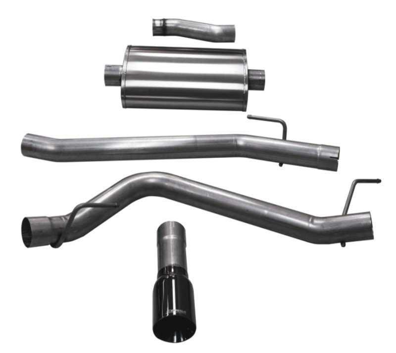 Corsa Sport 3" Axle-Back Exhaust w/ Black 4" Tip for 2020 Jeep Gladiator JT