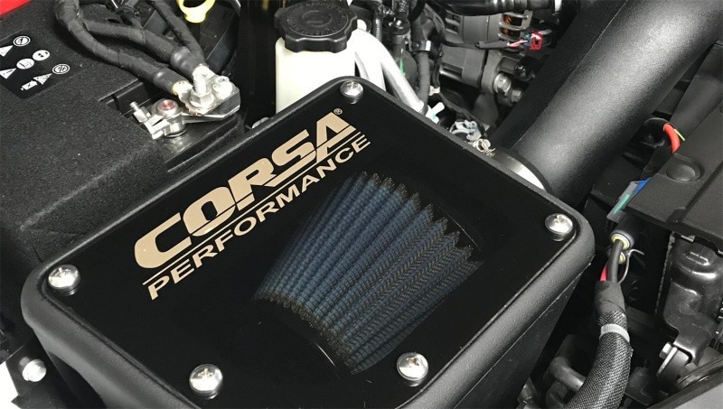 Corsa Closed Box Air Intake w/ MaxFlow for 19-21 Wrangler JL / Gladiator JT 3.6L