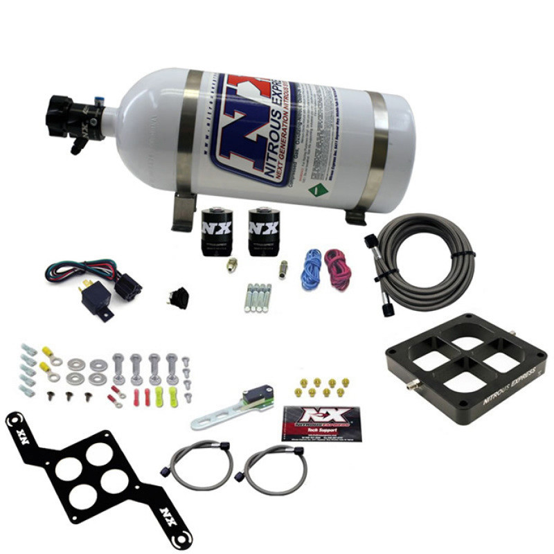 Nitrous Express SINGLE ENTRY BILLET CROSSBAR PLATE SYSTEM 4500 Flange
