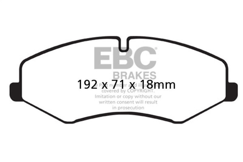 EBC Yellowstuff Front Brake Pads for 10-14 Land Rover LR4 5