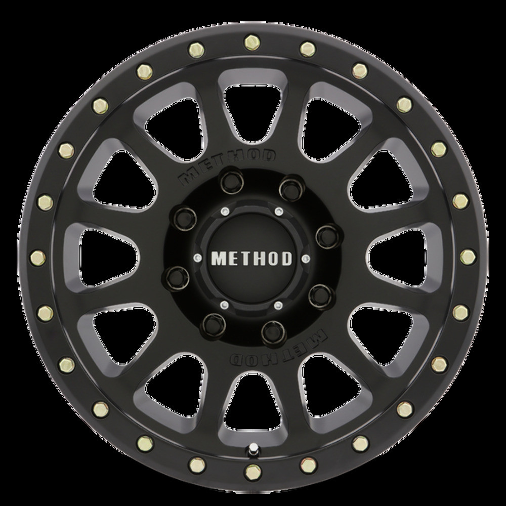 Method MR305 NV HD 18x9 +18mm Offset 8x6.5 130.81mm CB Matte Black Wheel