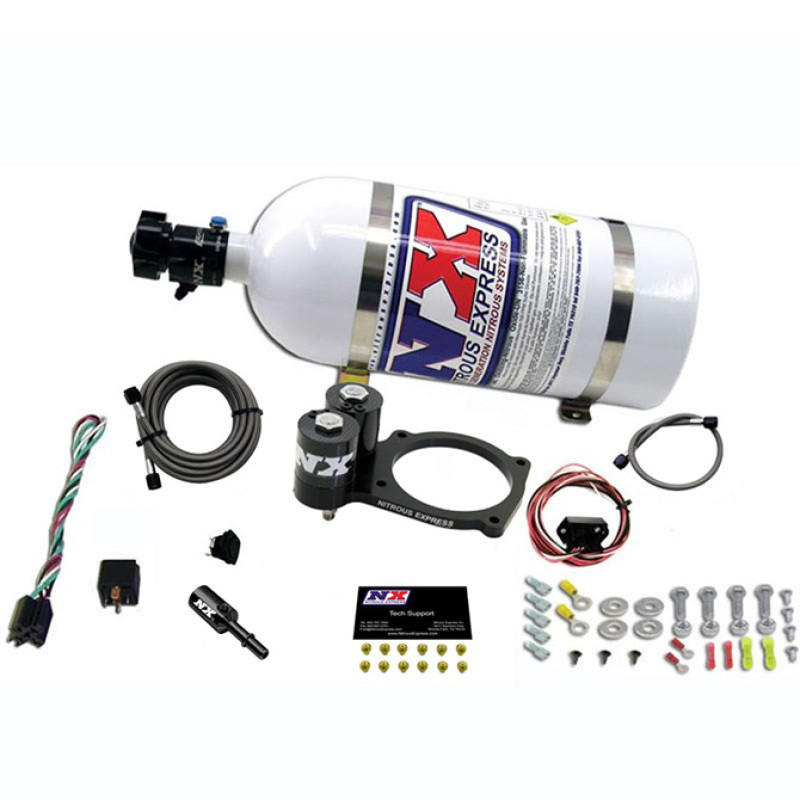 Nitrous Express Nitrous Plate Kit w/10lb Bottle for Dodge Hellcat/Demon