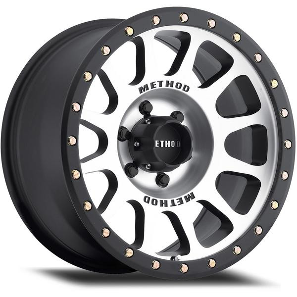 Method MR305 NV 17x8.5 0mm Offset 6x5.5 108mm CB Machined/Black Street Loc Wheel