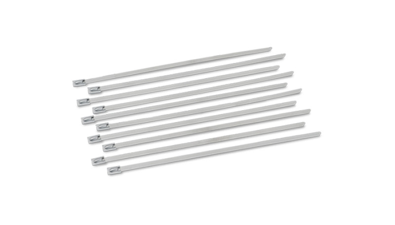 Vibrant Stainless Steel Cable Ties 14.5in Long (10 Cable Ties / Pack)