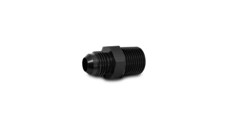 Vibrant -8AN to 3/8in NPT Straight Adapter Fitting - Aluminum