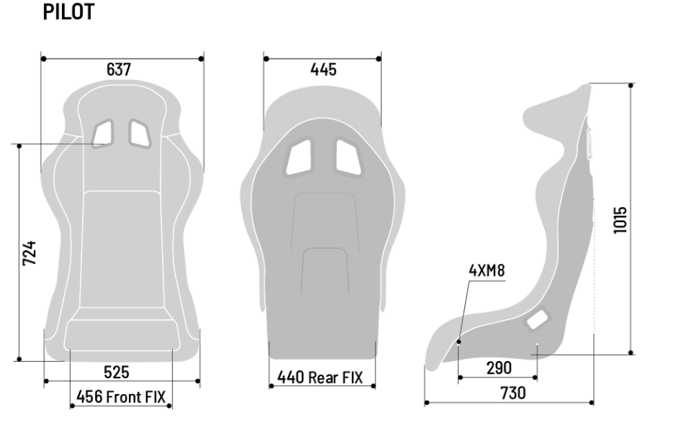 Sparco PILOT QRT (2020) Competition Seat - 008018RNR
