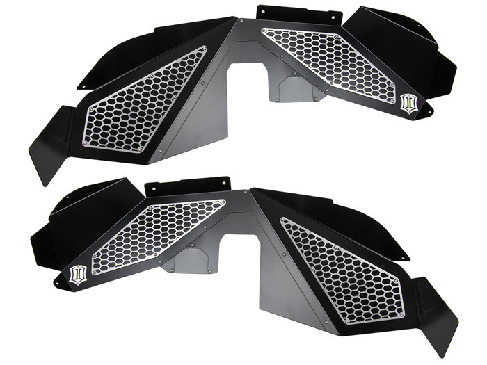 ICON Fender Mesh Trim Kit for 07-18 Jeep Wrangler JK