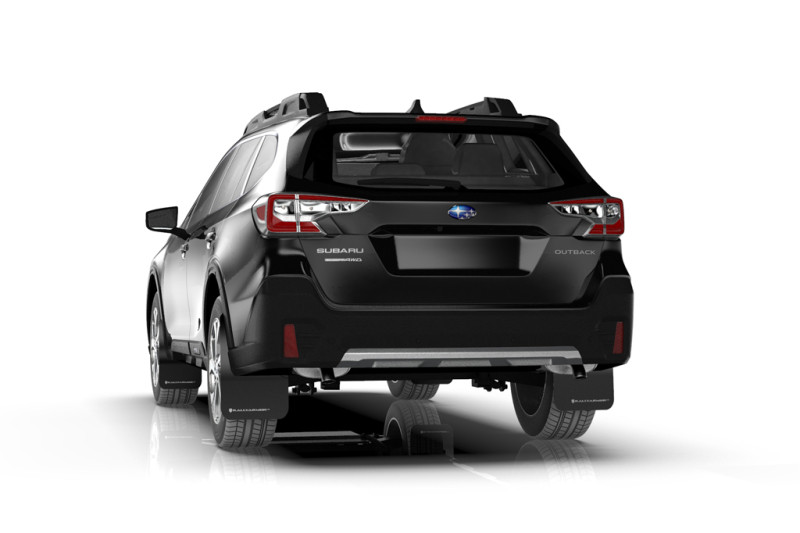 Rally Armor UR Black Mud Flap w/ Blue Logo for 20+ Subaru Outback
