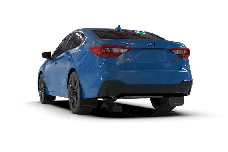 Rally Armor UR Black Mud Flap w/ Red Logo for 20+ Subaru Legacy