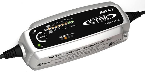 CTEK Battery Charger - MUS 4.3 Test & Charge - 12V - 56-959