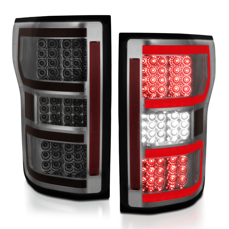 ANZO L.E.D TAIL LIGHTS SMOKE for 18-19 Ford F150 - 321339