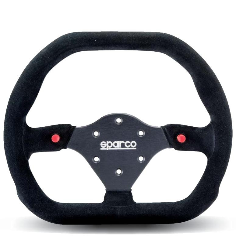 Sparco Competition P310 310mm Flat Suede Steering Wheel - 015P310F2SN