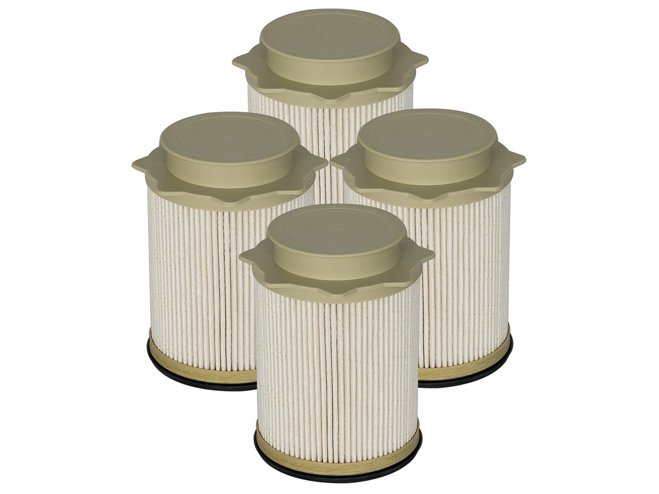 aFe ProGuard D2 Fuel Filter (4 Pack) for 10-16 Dodge RAM Diesel Trucks 6.7L (td)