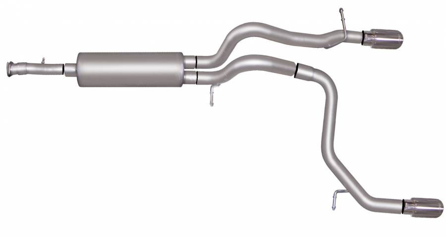 Gibson Dual Split Exhaust Stainless for 07-10 Hummer H3 Base 3.7L