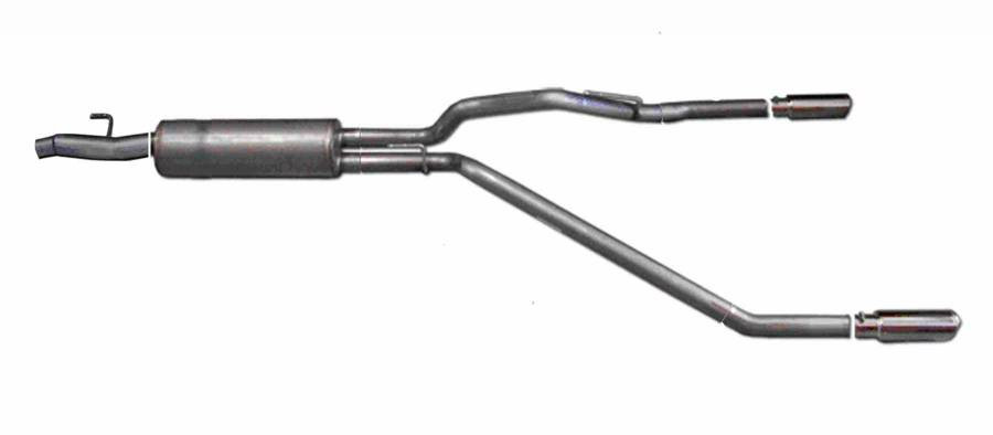 Gibson Dual Split Exhaust Stainless for 11-14 Ford F150 3.7L