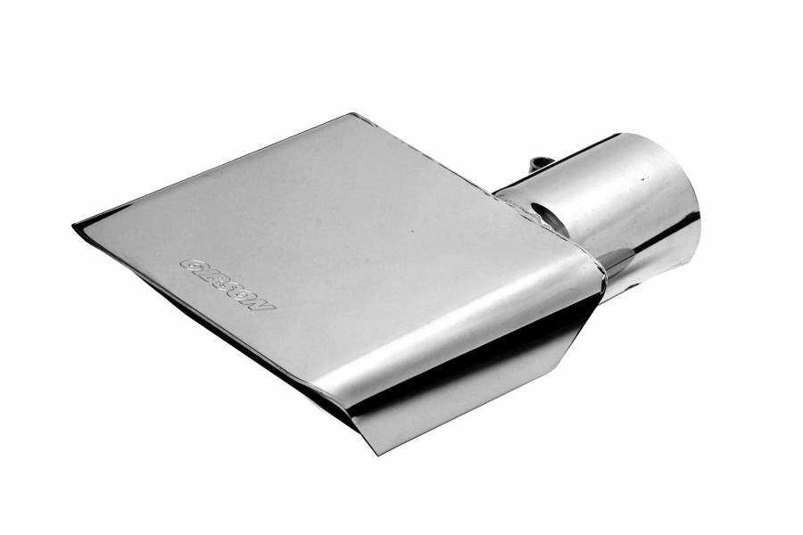Gibson Stainless Sport Rectangle Tip, Right Position Exhaust Tip