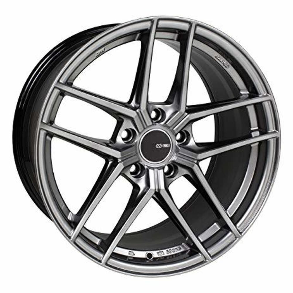 Enkei TY5 19x8.5 5x114.3 35mm Offset 72.6mm Bore Hyper Silver Wheel