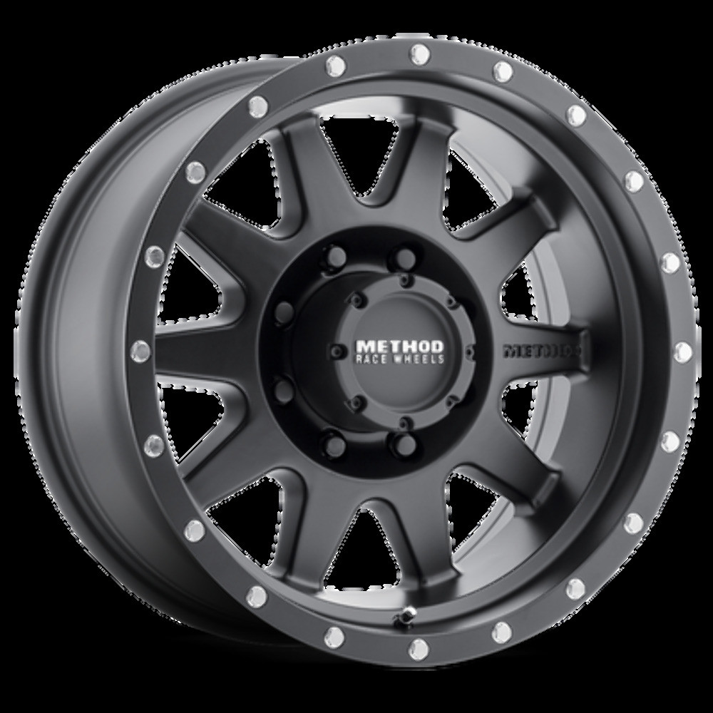 Method MR301 The Standard 18x9 +18mm Offset 6x135 94mm CB Matte Black Wheel