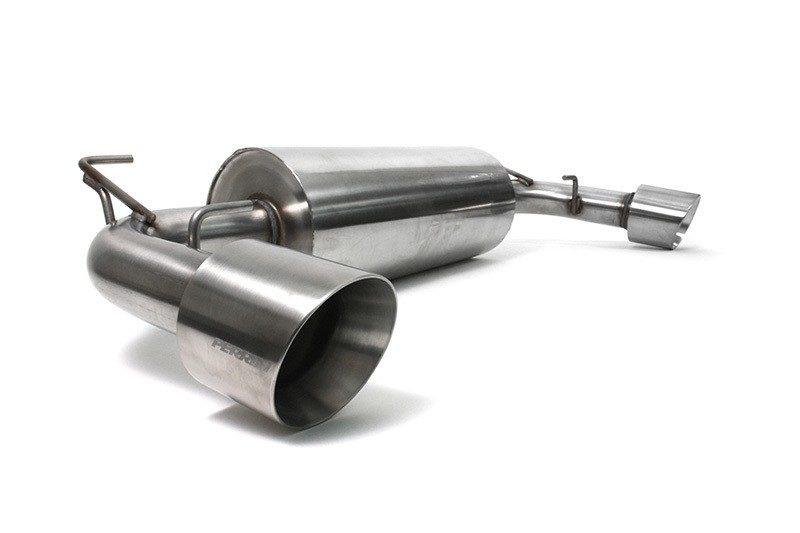 Perrin 3" Catback Exhaust Dual Tip w/Resonator - Brushed for BRZ / FRS / 86