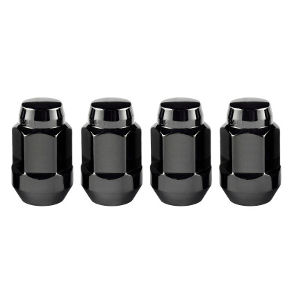 McGard Hex Lug Nut (Cone Seat Bulge Style) M12X1.5 / 3/4 Hex / 1.45" Length 4pcs