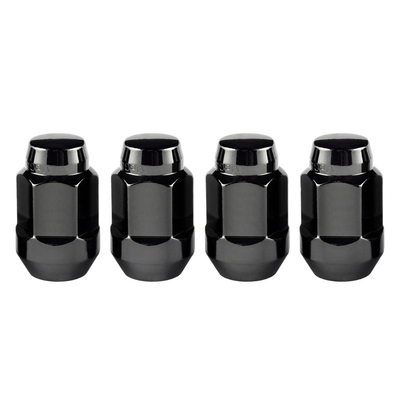 McGard Hex Lug Nut (Cone Seat Bulge Style) M12X1.5 / 3/4 Hex / 1.45" Length 4pcs