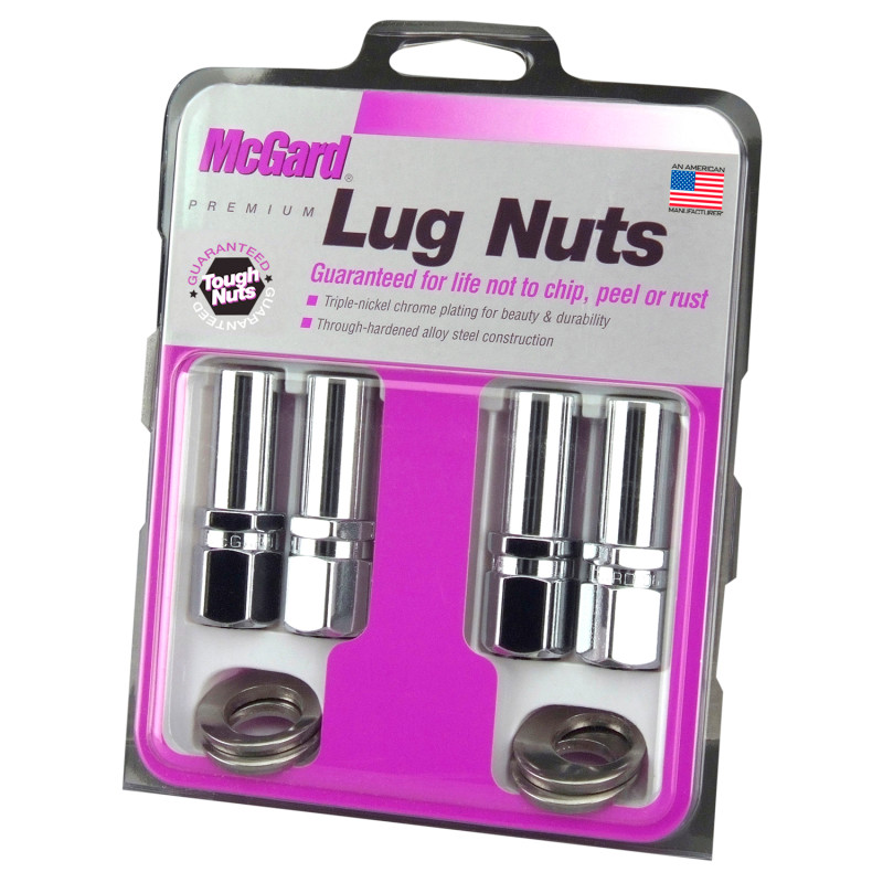 McGard Hex Lug Nut (Drag Racing X-Long Shank) M12X1.5 / 13/16 Hex / 2.475" L