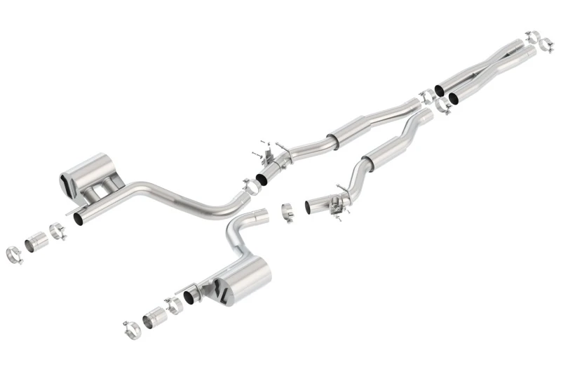 Borla 2015 Dodge Challenger Hellcat 6.2L V8 S-TYPE Catback Exhaust No Tips Factory Valance