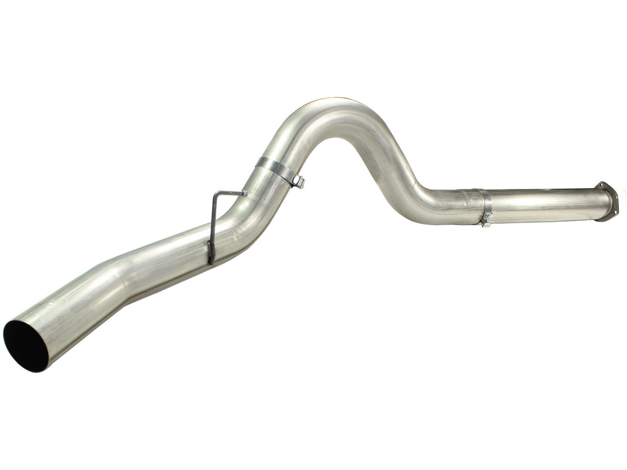 aFe MACHForce XP 5in DPF-Back Stainless Steel Exh Sys, No tip, Ford Diesel Trucks 11-14 V8-6.7L