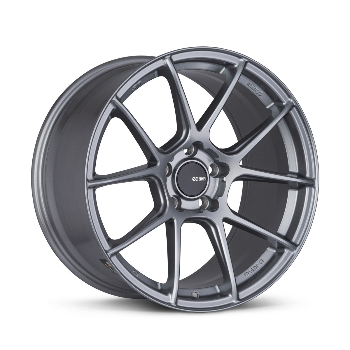 Enkei TS-V 17x8 5x100 45mm Offset 72.6mm Bore Storm Grey Wheel