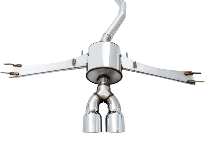 AWE Touring Edition Exhaust Dual Chrome Tips  for 17+ Civic SI Coupe/Sedan