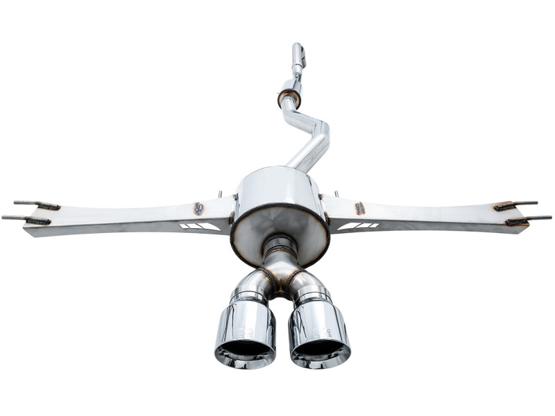 AWE Touring Edition Exhaust Dual Chrome Tips  for 17+ Civic SI Coupe/Sedan