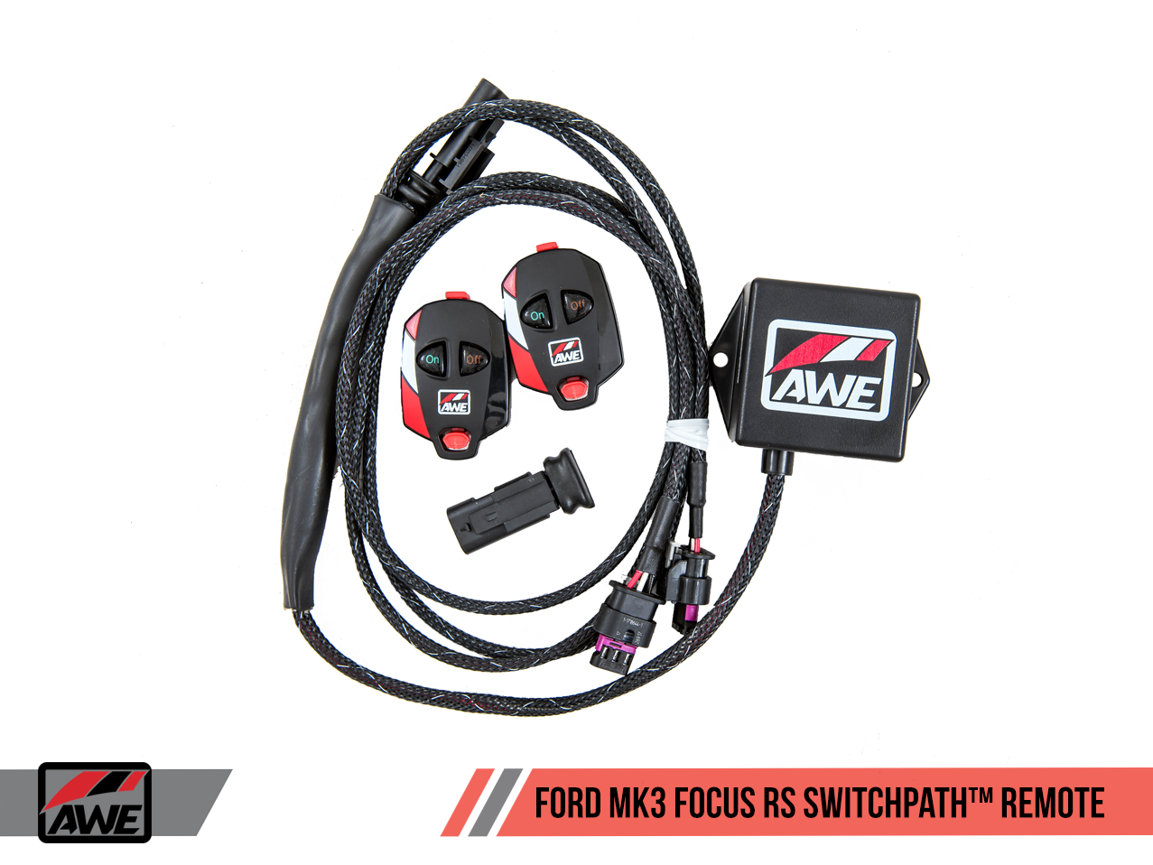 AWE SwitchPath™ Exhaust w/ Remote for Ford Focus RS - Chrome Silver Tips