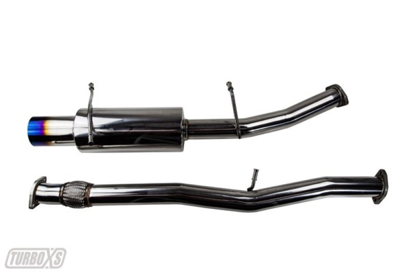 TurboXS Catback Exhaust w/ Titanium Tip for 02-07 WRX / STI - WS02-CBE-TI