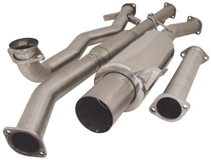 TurboXS Catback Exhaust w/ Titanium Tip for 02-07 WRX / STI - WS02-CBE-TI