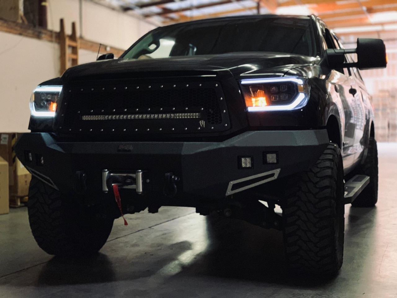 AlphaRex NOVA LED Projector Alpha Black Headlights for 08-13 Toyota Sequoia
