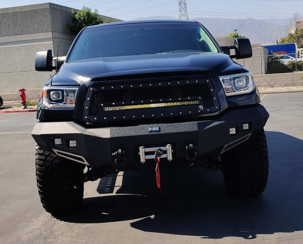 AlphaRex PRO-Series Projector Headlights Alpha Black for 07-13 Toyota Tundra