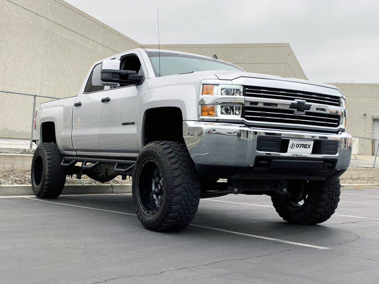 AlphaRex PRO-Series Projector Headlights Black for 15-19 Chevy 2500HD