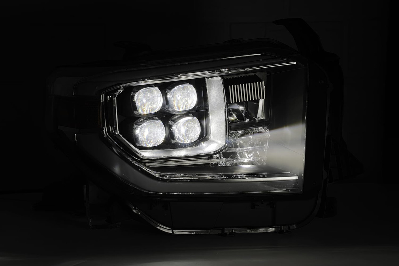 AlphaRex NOVA LED Projector Headlight Alpha Black for 14-20 Toyota Tundra