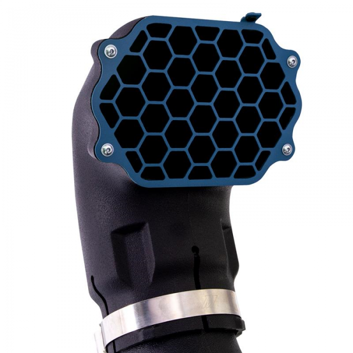 Mishimoto BORNE Off-Road Snorkel - Micro-Wrinkle Blue for 2018+ Jeep Wrangler JL