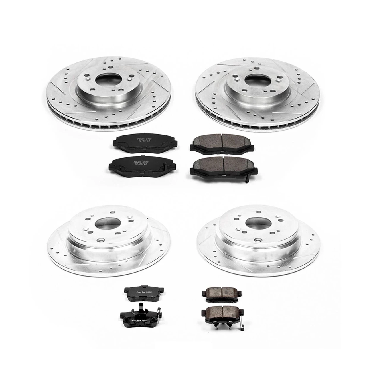 Power Stop Front & Rear Z23 Evolution Sport Brake Kit for 05-06 Honda CR-V