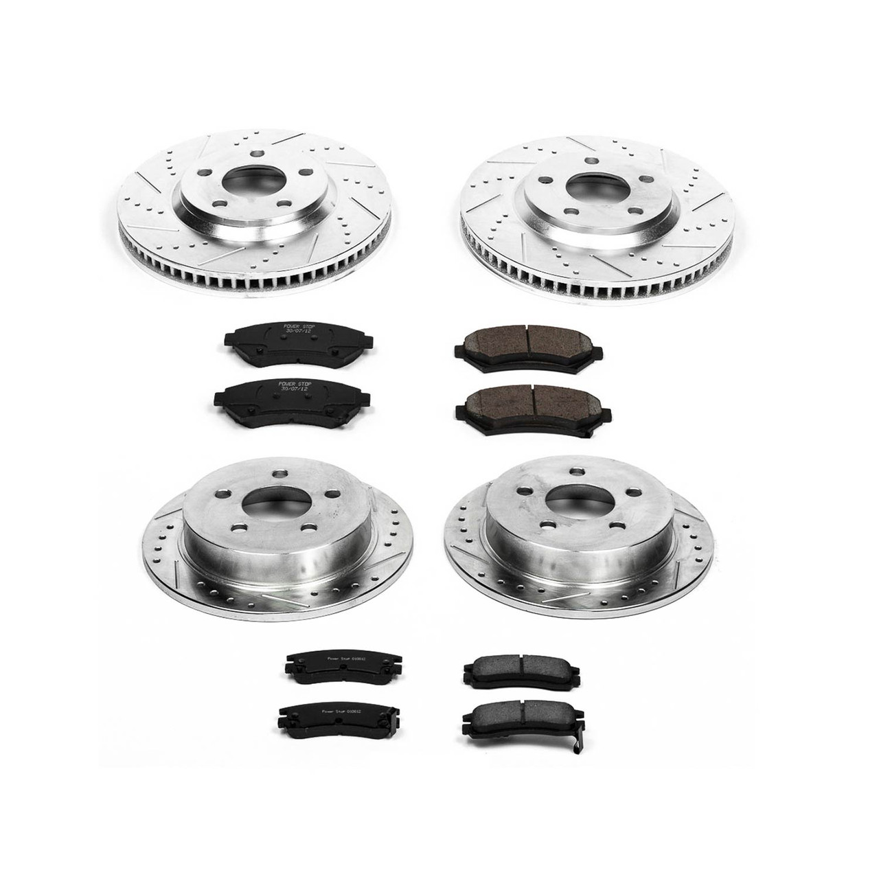 Power Stop Front & Rear Z23 Evolution Sport Brake Kit for 00-05 Chevrolet Impala