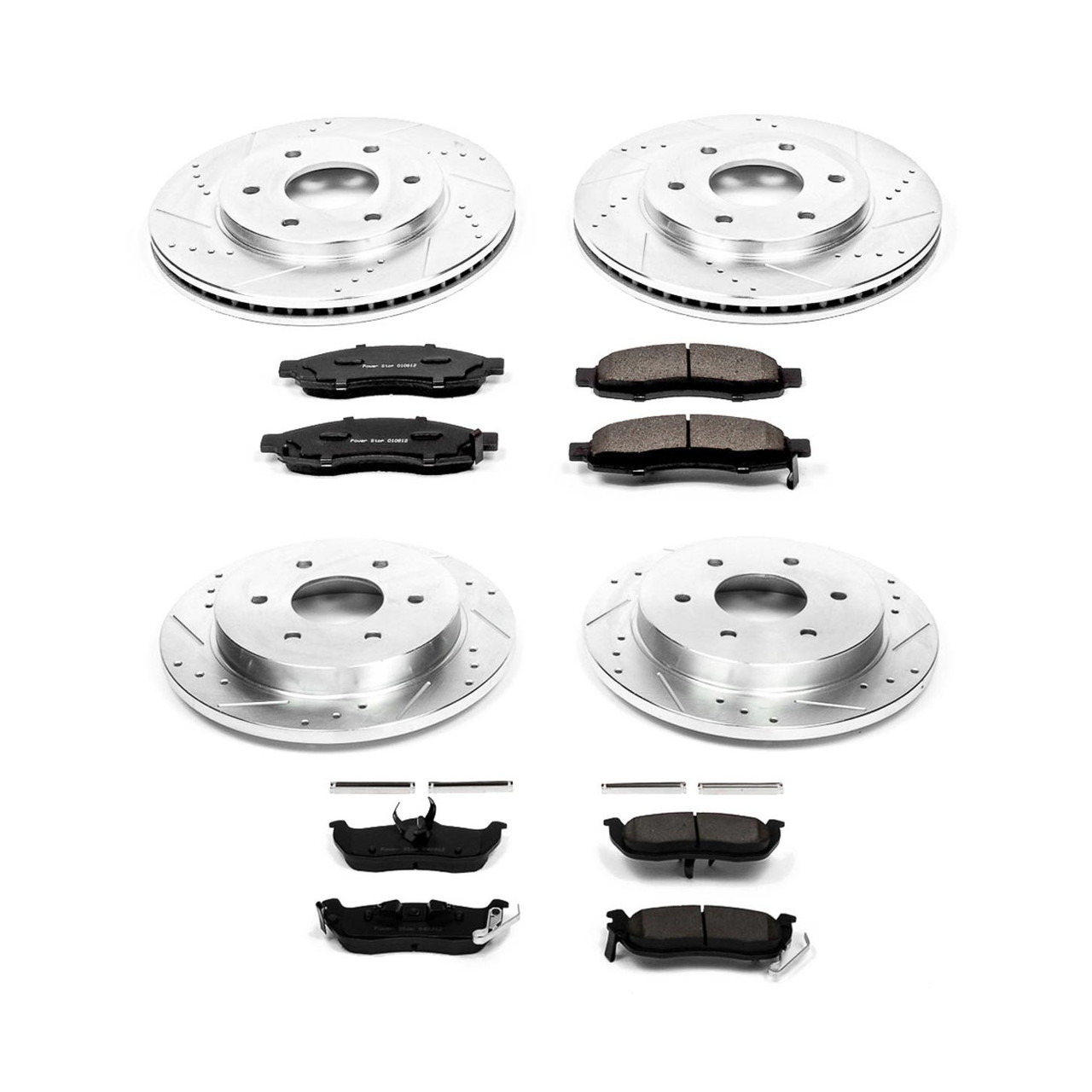 Power Stop Front & Rear Z23 Evolution Sport Brake Kit for 04-05 Infiniti QX56