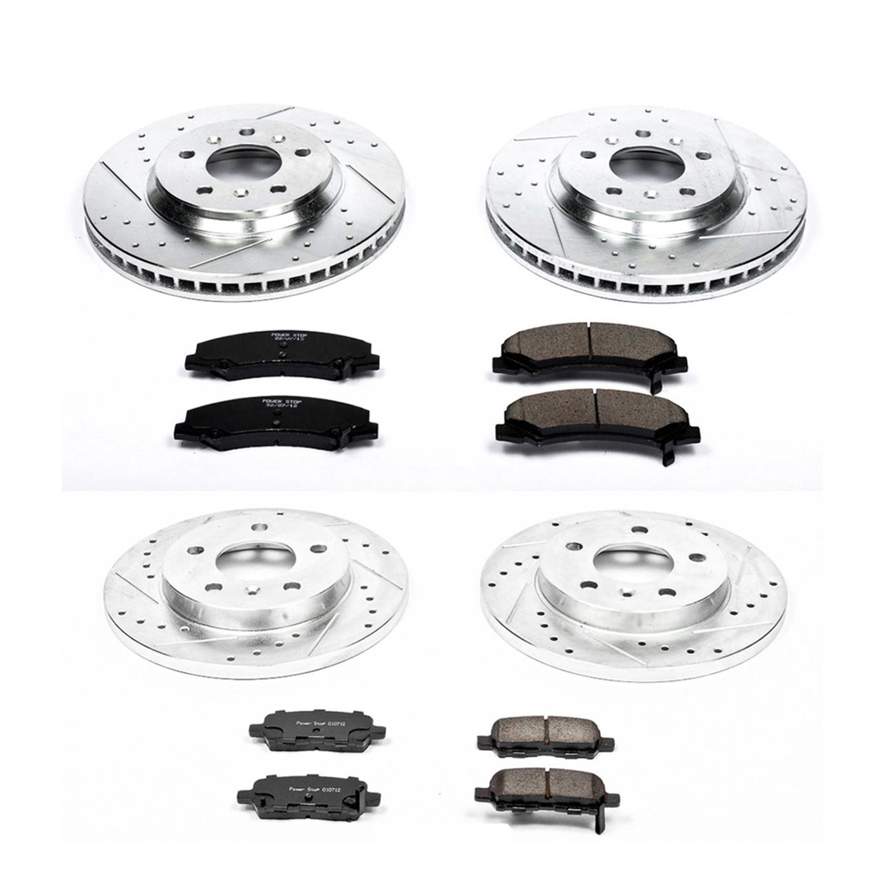 Power Stop Front & Rear Z23 Evolution Sport Brake Kit for 11-13 Chevrolet Impala