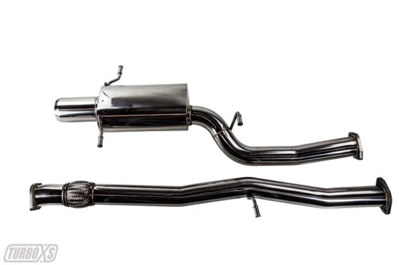 TurboXS Catback Exhaust w/ Polished Tip for 02-07 WRX / STI - WS02-CBE