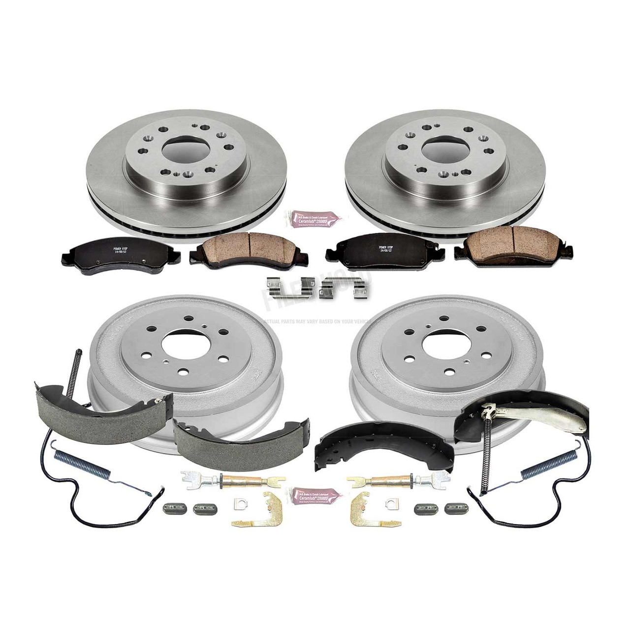 Power Stop Front & Rear Autospecialty Brake Kit for 07-08 Silverado 1500 2WD