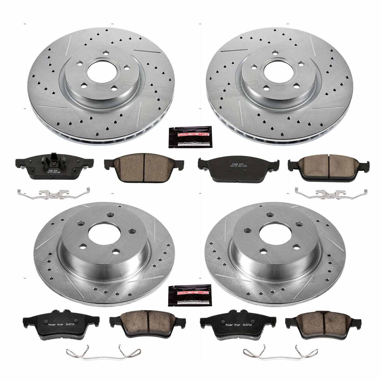 Power Stop Front & Rear Z23 Evolution Sport Brake Kit for 13-16 Ford Escape