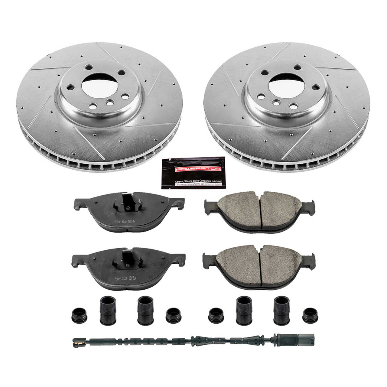 Power Stop Front Z23 Evolution Sport Brake Kit for 10-17 BMW 535i GT